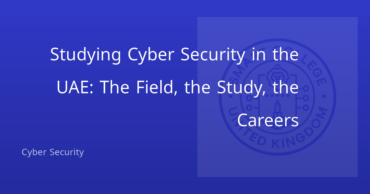 Studying Cyber Security in the UAE: The Field, the Study, the Careers